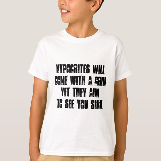 Hypocrites T-shirt (Voorkant)