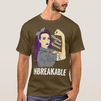 Hypofysetumor bewustzijn Warrior onbreekbaar T-shirt