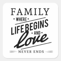 Hypografie Inspirerend Familie Quote