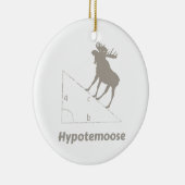 Hypotemoose Wiskunde Geek Keramisch Ornament (Rechts)