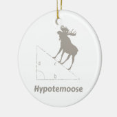 Hypotemoose Wiskunde Geek Keramisch Ornament (Links)
