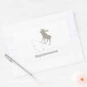 Hypotemoose Wiskunde Geek Rechthoekige Sticker (Envelop)