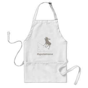 Hypotemoose Wiskunde Geek Standaard Schort