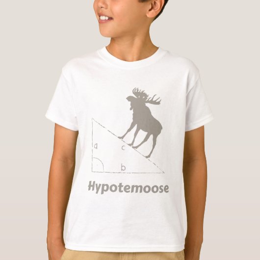 Hypotemoose Wiskunde Geek T-shirt (Voorkant)