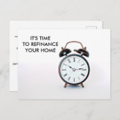 Hypothecaire Bedrijf Refinance Uw Marketingen van  Briefkaart (Voorkant / Achterkant)