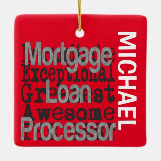 Hypothecaire lening Processor Extraordinaire CUSTO Keramisch Ornament (Achterkant)