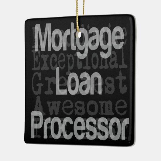 Hypothecaire lening Processor Extraordinaire Keramisch Ornament (Links)