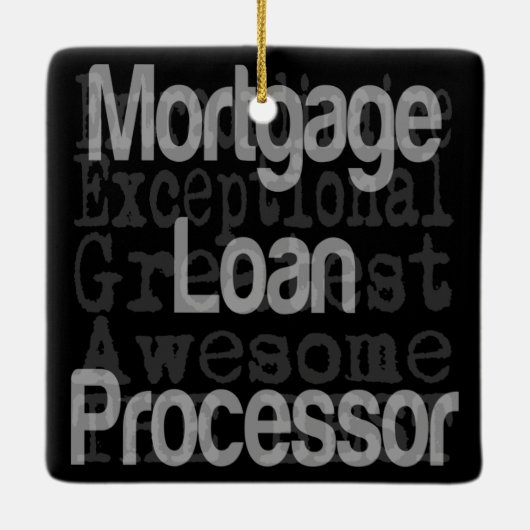 Hypothecaire lening Processor Extraordinaire Keramisch Ornament (Achterkant)