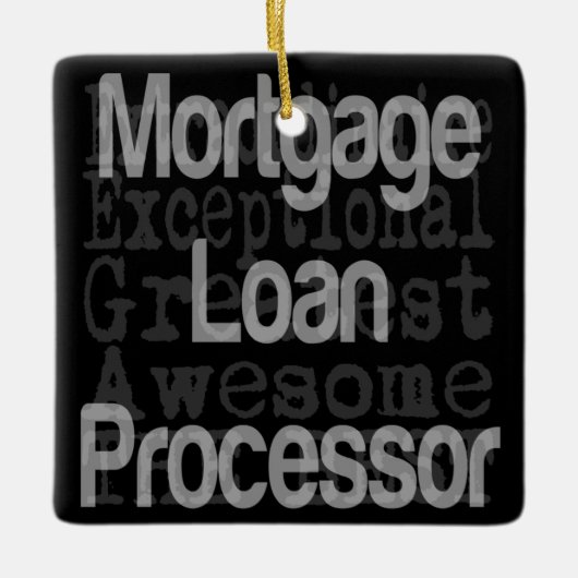 Hypothecaire lening Processor Extraordinaire Keramisch Ornament (Voorkant)