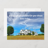 Hypothecaire onderneming Lening Officer New Home M Briefkaart (Voorkant / Achterkant)