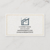 Hypothecaire woningen | Architect Visitekaartje (Achterkant)