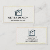 Hypothecaire woningen | Architect Visitekaartje (Voorkant / Achterkant)