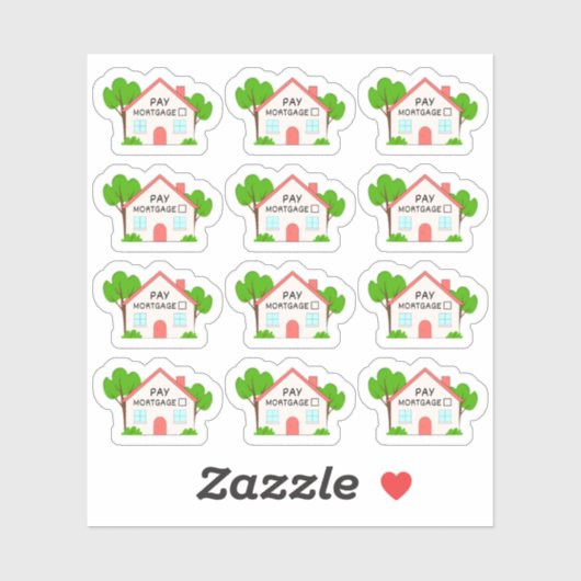 Hypotheek Budget Planner Tracker Agenda Sticker (Vel)