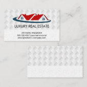 Hypotheek Huis Onroerend Goed logo Visitekaartje (Voorkant / Achterkant)