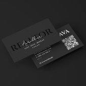 Hypotheek makelaar houtskool script visitekaartje