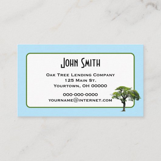 Hypotheekgeld Visitekaartje (Achterkant)