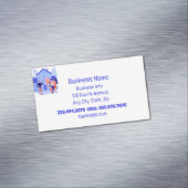 Hypotheekmakelaar Gespecialiseerde financiële inst Magnetisch Visitekaartje (Voorbeeld)