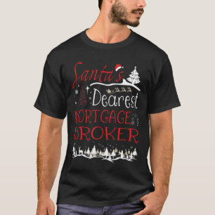 Hypotheekmakelaar Xmas Job Funny Christmas T-shirt