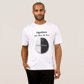 "Hypotheses: Rise above the rest: motivational  T-shirt (Voorkant volledig)