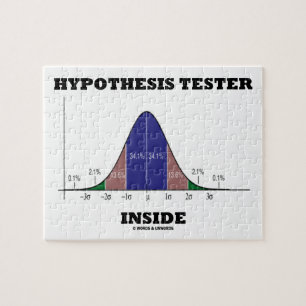 Hypothesetest binnenin (Humor van de Kromme van de Legpuzzel