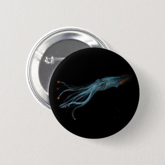 Hypothetische Inktvis Knop Ronde Button 5,7 Cm (Voorkant /achterkant)