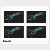 Hypothetische Sticker van pijlinktvissen (Vel)