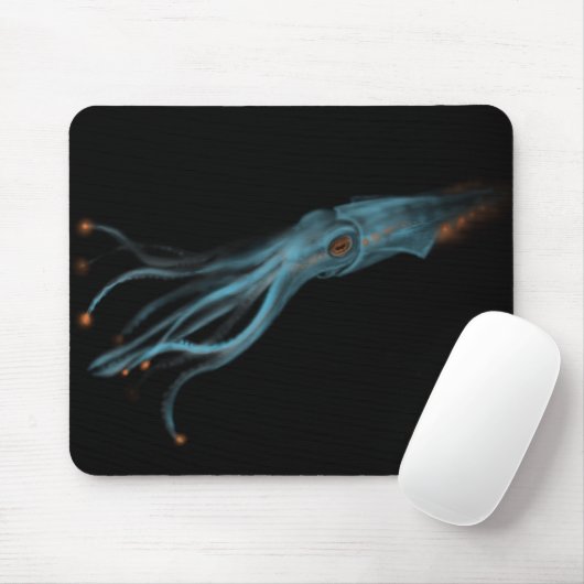 Hypothetische vierkante mousepad muismat (Met muis)