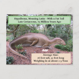 Hypsibema- Dinosaur-leerkaart Briefkaart