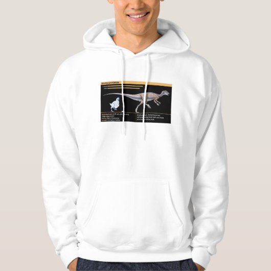 Hypsilophodon - Biology Jurassic Dinosaur Hoodie (Voorkant)