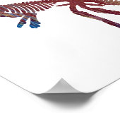 hypsilophodon skelet poster (Hoek)