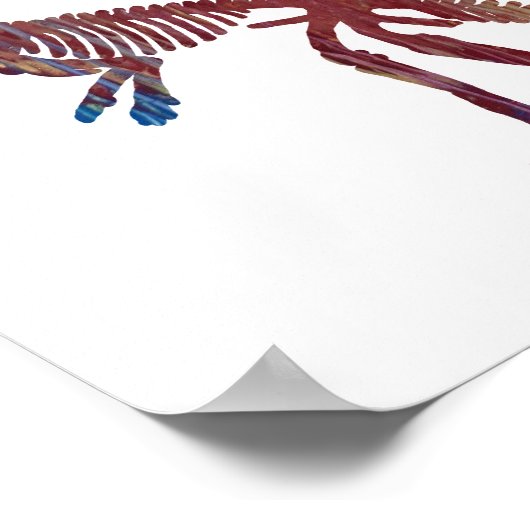 hypsilophodon skelet poster (Hoek)