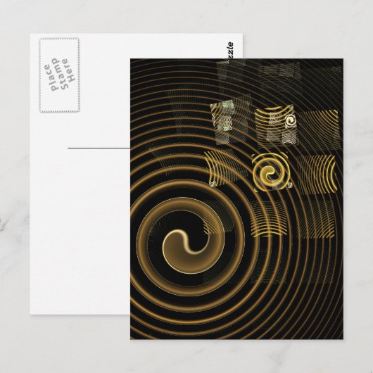 Hypsis Abstract Art Briefkaart (Voorkant / Achterkant)