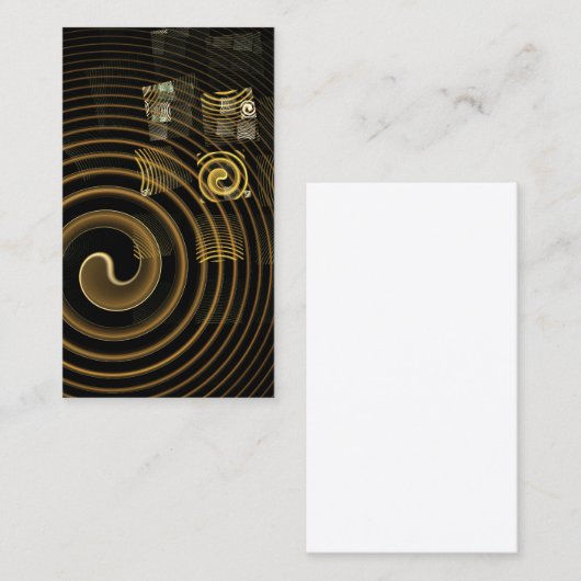 Hypsis Abstract Art Visitekaartje (Voorkant / Achterkant)