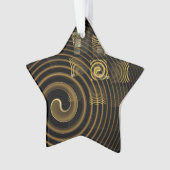 Hypsis Abstracte Art AcrylStar Ornament (voorkant)