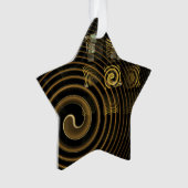 Hypsis Abstracte Art AcrylStar Ornament (voorkant)