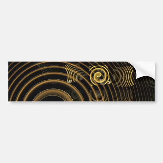 Hypsis Abstracte Art Bumpersticker (Voorkant)