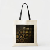 Hypsis Abstracte Art Canvas tas (Voorkant)