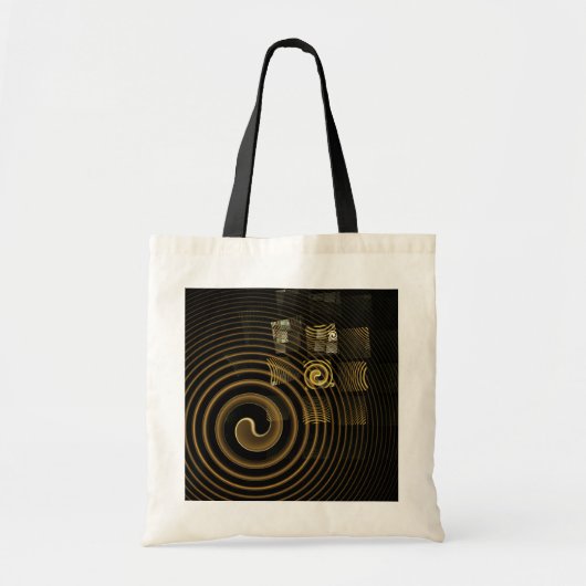 Hypsis Abstracte Art Canvas tas (Voorkant)