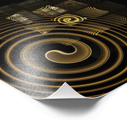 Hypsis Abstracte Art Foto afdrukken (Hoek)