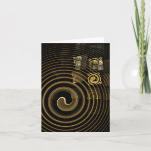 Hypsis Abstracte Art Note Card Kaart