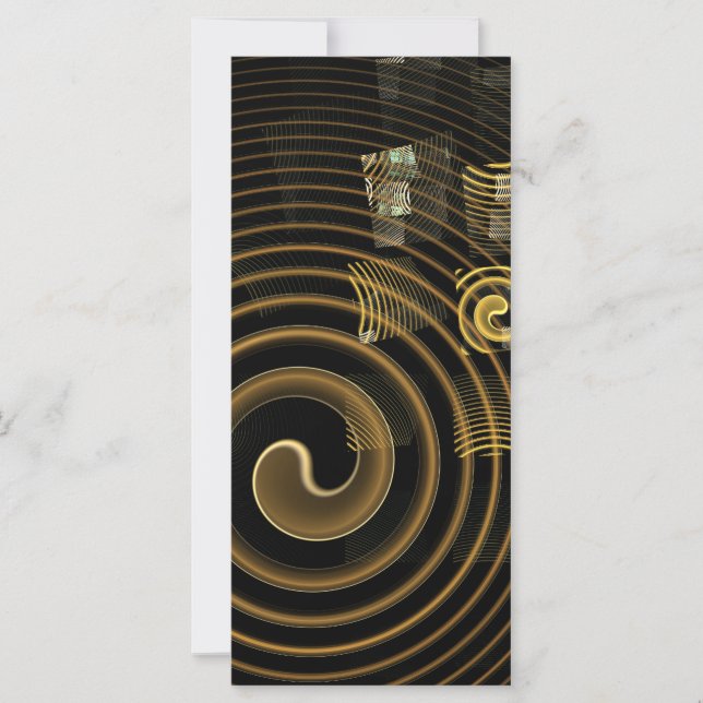 Hypsis Abstracte Art Rack Kaart (Voorkant)