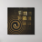 Hypsis Abstracte Art Wrapped Canvas Print (Voorkant)