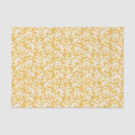 Hypsophilia Baby's Breath Floral Tissue Paper Tissuepapier (Voorkant)