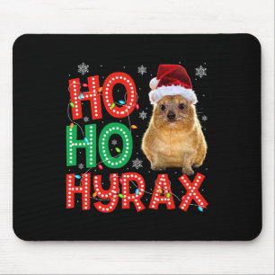 Hyraxmas Kerstmis Grappige Cute Kerstmis Pyjama Hy Muismat
