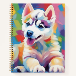 Hysky in de Abstracte wereld! Notitieboek