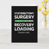 Hysterectometerugwinning | Uterus-chirurgische ing Kaart (Gele Bloem)