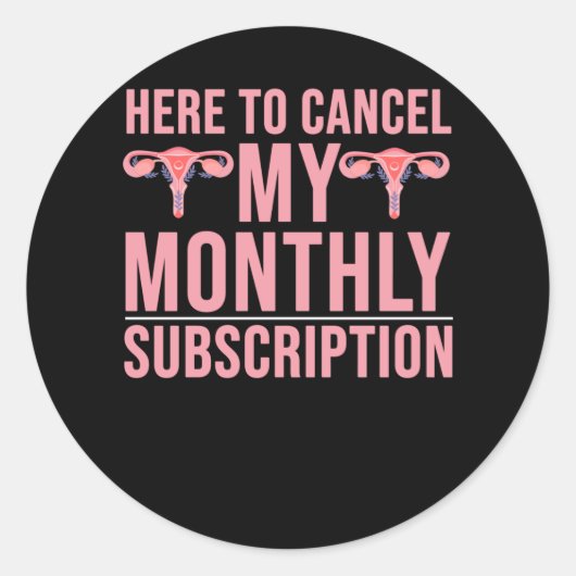 Hysterectomie Bewustmaking Chirurgie Herstel Ronde Sticker (Voorkant)