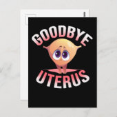 Hysterectomie Bewustmaking Uterus Removal Flowers Briefkaart (Voorkant / Achterkant)