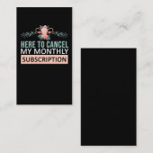 Hysterectomie Bewustmakingsbloemen Uterus Verwijde Visitekaartje (Voorkant / Achterkant)