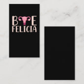 Hysterectomie Chirurgie ondersteunt Uterus Verwijd Visitekaartje (Voorkant / Achterkant)